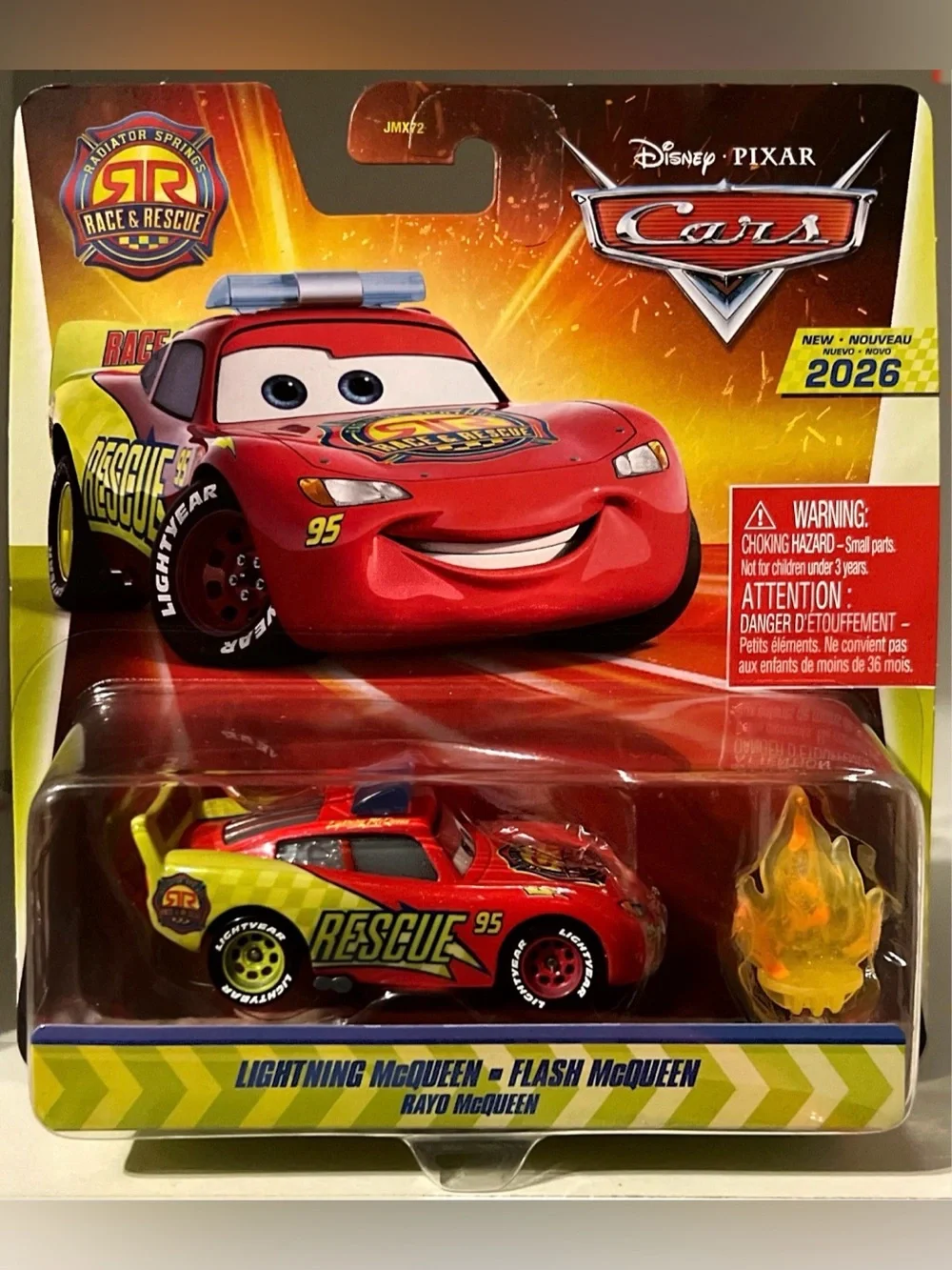 Disney Pixar - Cars - Race & Rescue 2026 Lightning McQueen 1:55 Scale